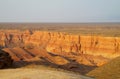 Canyon Charyn (Sharyn) at sunset Royalty Free Stock Photo